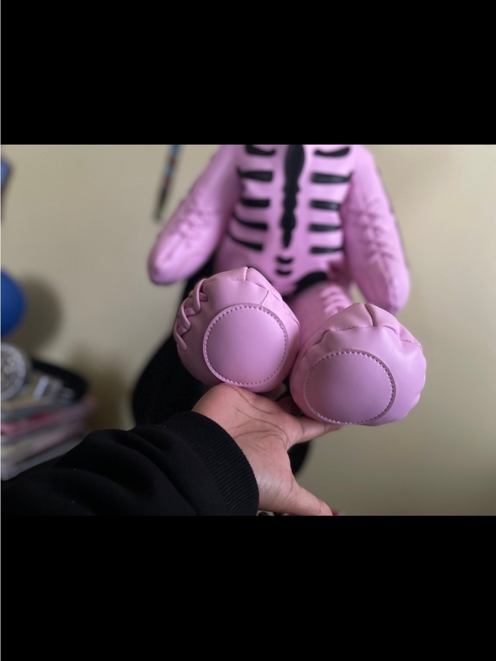Rare!! Dolls Kill Current Mood Pink Skeleton Bear Backpack Bag Purse Goth Punk - Picture 5 of 9